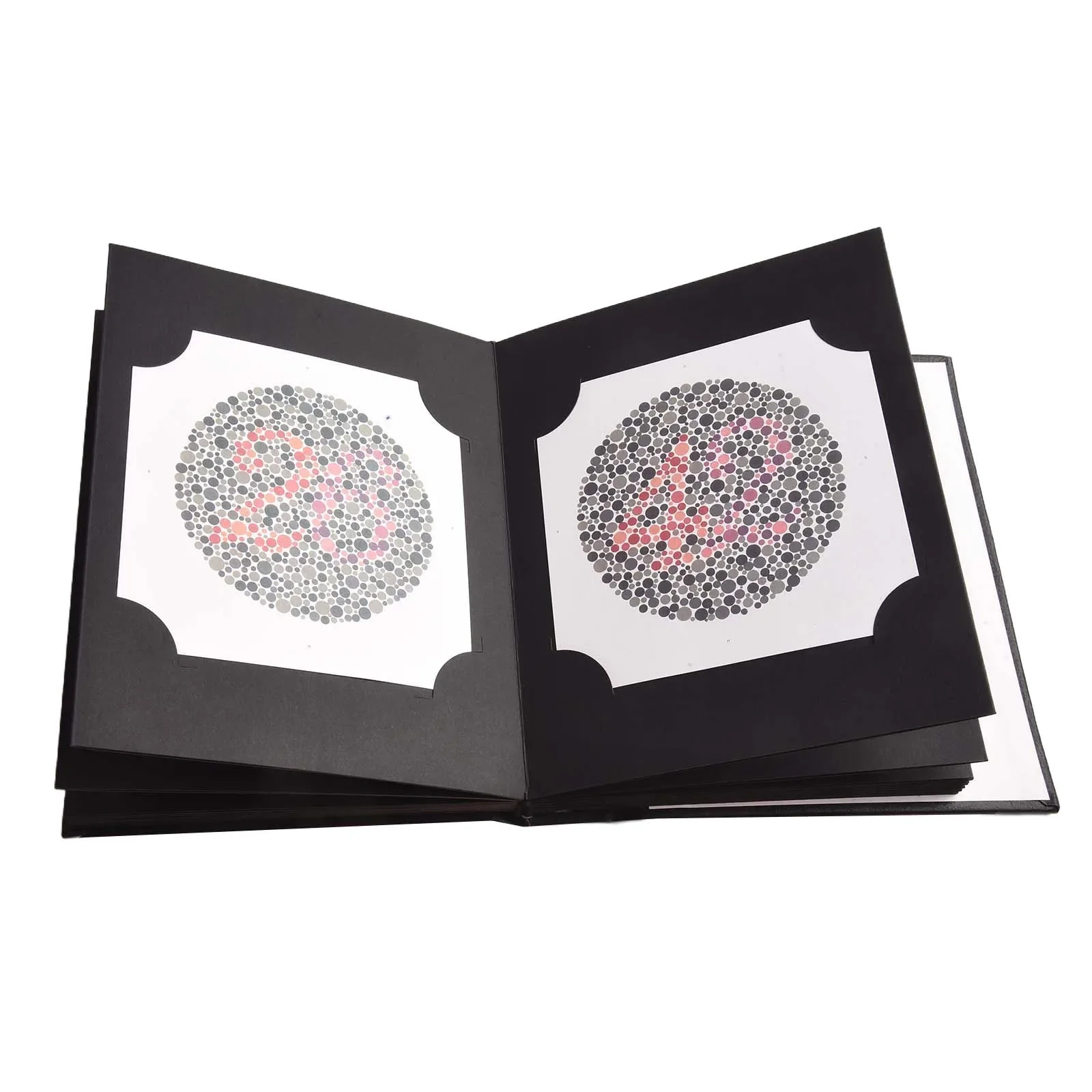 Color Blind Test Book 38 Charts, High Definition Pattern Color Vision Defect Test Book, Premium Leather Cover