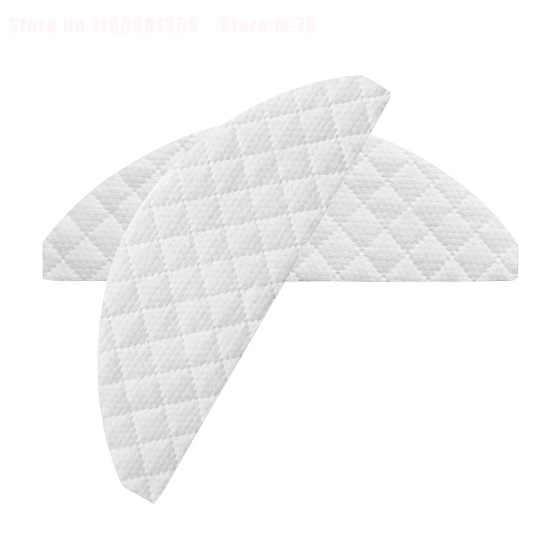 100 pcs! Disposable Mop Rag Pads For Xiaomi Roidmi EVE Plus Robotic Vacuum Cleaner High Quality Disposable Mop Cloth Accessories