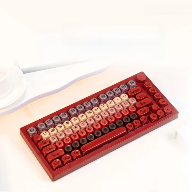 Veekos K75 Wired Mechanical Keyboard Customized RGB Hot Swappable Gasket Structure Ergonomic E-sports Game Mechanical Keyboard