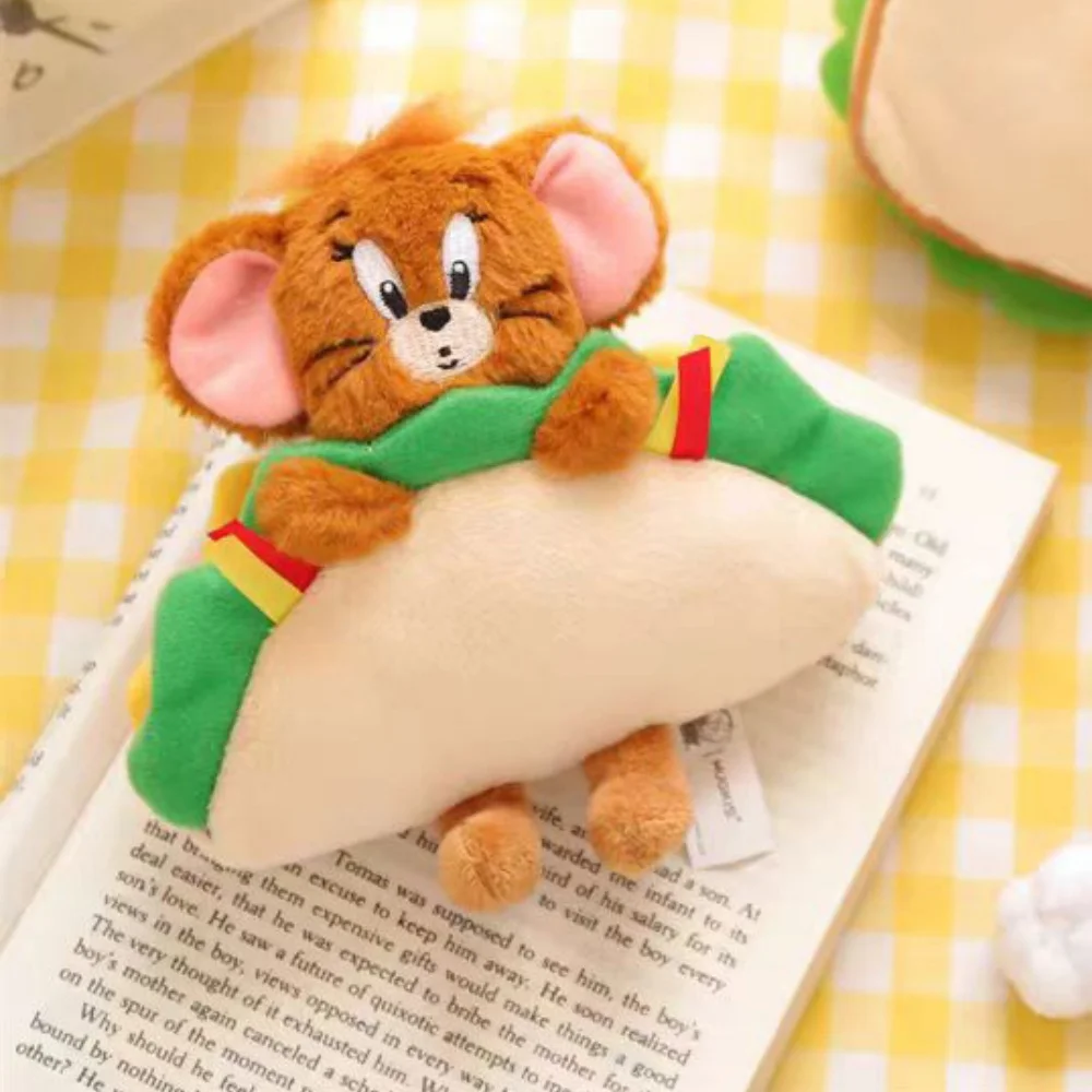 حقيقية أنيمي توم وجيري الحلوى سلسلة أفخم دمية المفاتيح Kawaii الكرتون متعة الكرواسون جيري بلوشيز الفتيات هدايا عيد الميلاد #6