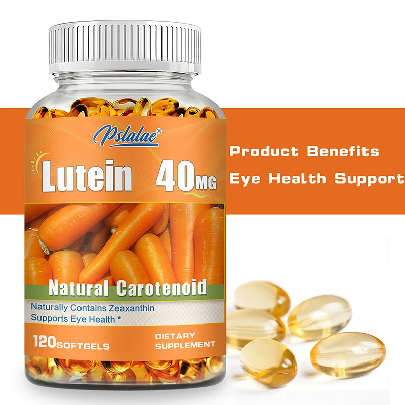 Lutein 40 mg - Reduce Dry, Protect Eyes, Supports Retina and Macula Health, Improve Visual Clarity, Enhance Immunity