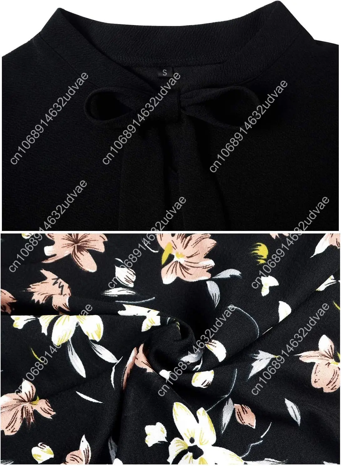 Women Summer Floral Ruffle Sleeve Wear to Work Church Wedding Guest Party Dresses