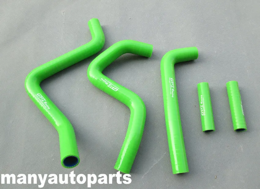 FOR Kawasaki KX125 KX 250 1994-2005 1995 1996 1997 1998 1999 2000 2001 2002 2003 2004  silicone radiator hose GREEN
