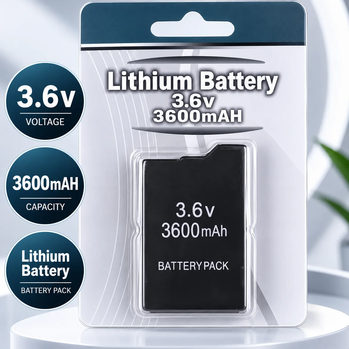 3600mAh 3.6V Rechargeable Lithium Battery Replacement Pack for PSP 1000, PSP 2000, PSP 3000, PSP-S110 Handheld Game Consoles