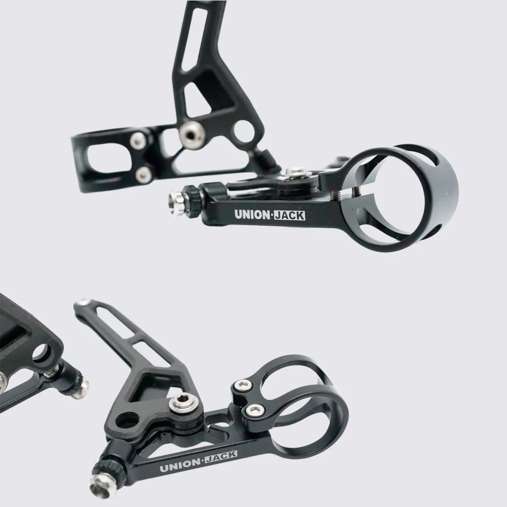 1Pair Carbon Fiber Brake Levers for Brompton Folding Bike Brake Lever with Metal Base and Titanium Pivots 53/pair