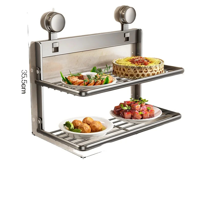

*Kitchen suction cup, vegetable preparation rack, wall hanging, multi-functional foldable storage and vegetable rack