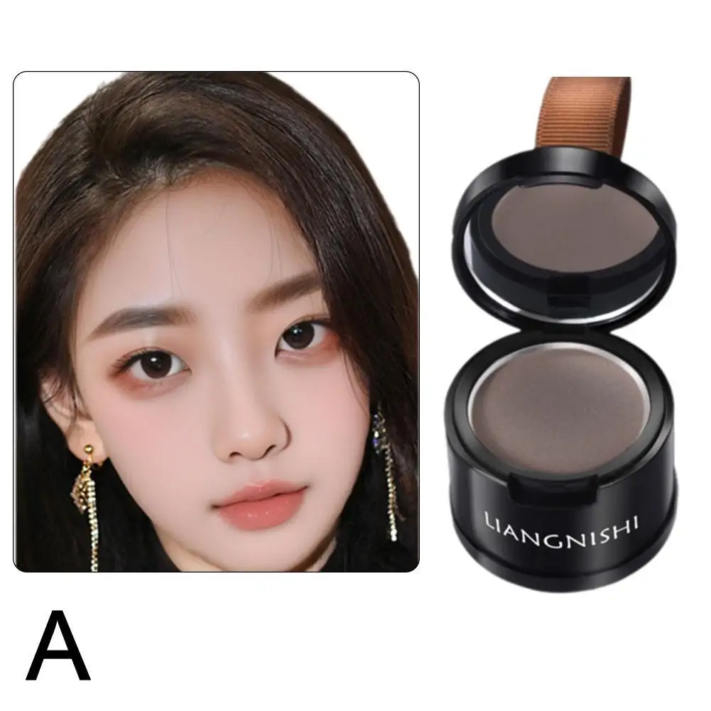 Haaransatz Reparatur Füllung Pulver Mit Puff Sevich Flauschigen Dünnen Pulver Pang Stirn Make-Up Concealer Pulver Haar Linie Schatten M1O8