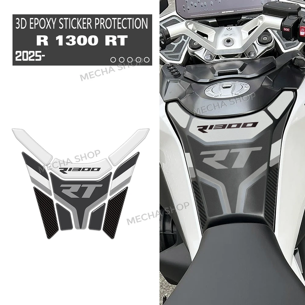 

Для R 1300 RT 2025 Защитная накладка на бак мотоцикла Водонепроницаемая 3D наклейка из смолы с царапинами R1300RT Аксессуары