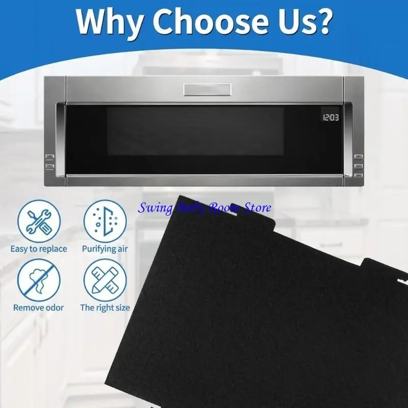 

K1AD Pack of 6 Microwave Hood Filter Hood Filter Outdoor BBQ Extractor Filter