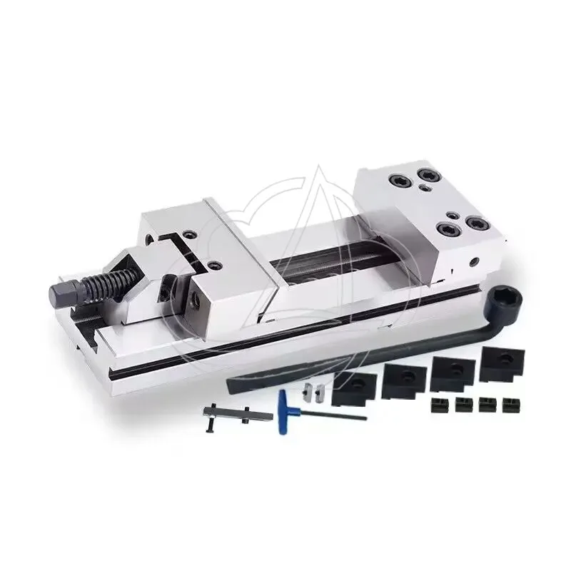 6 Inch High Precision Manual Toolmaker Vice GT125A/GT125B, Flat Workholding Vise for Grinding & Milling Operations