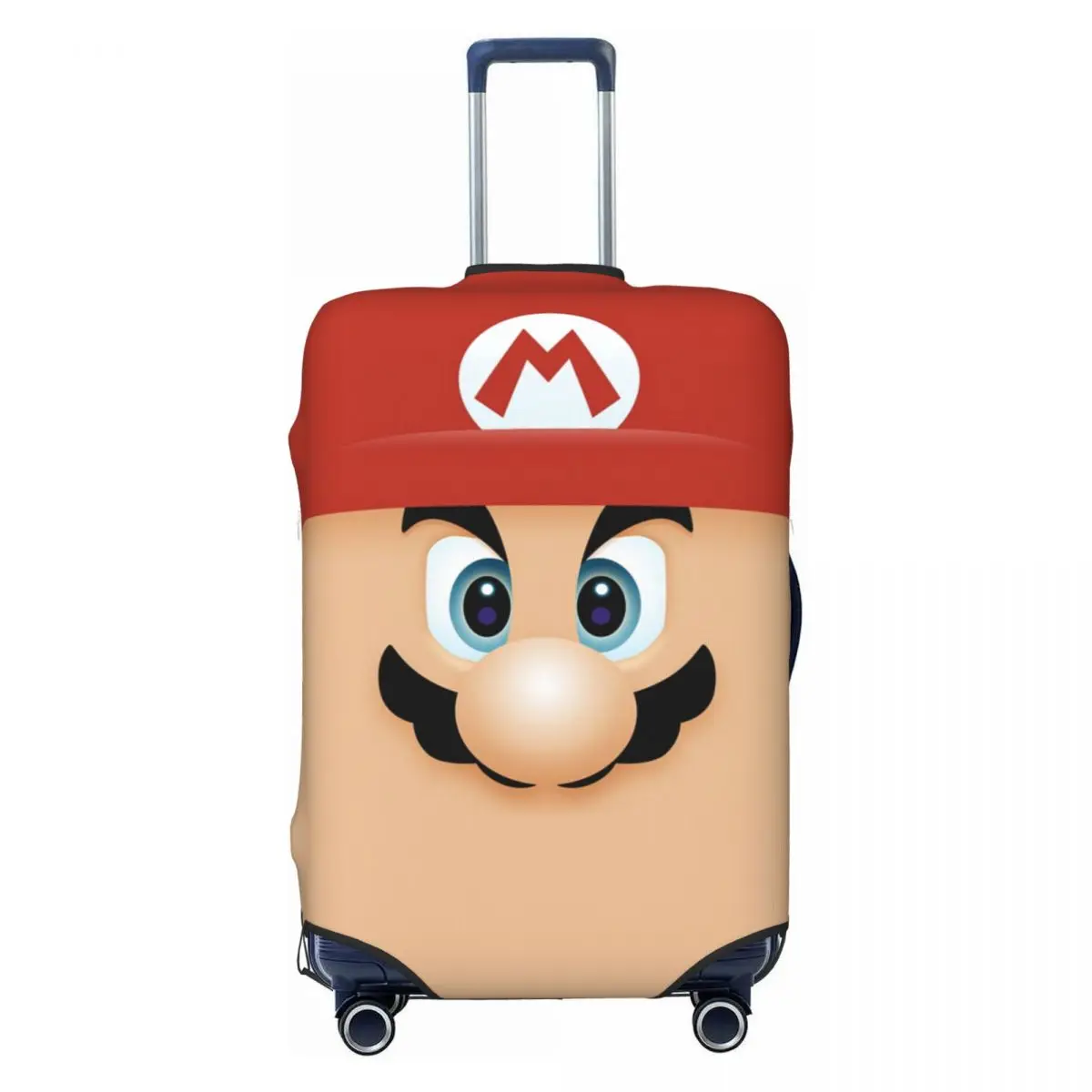 

Custom M-Marioes Video Game Brothers And Friends Luggage Cover Elastic Travel Suitcase Protective Covers Fits 18-32 Inch