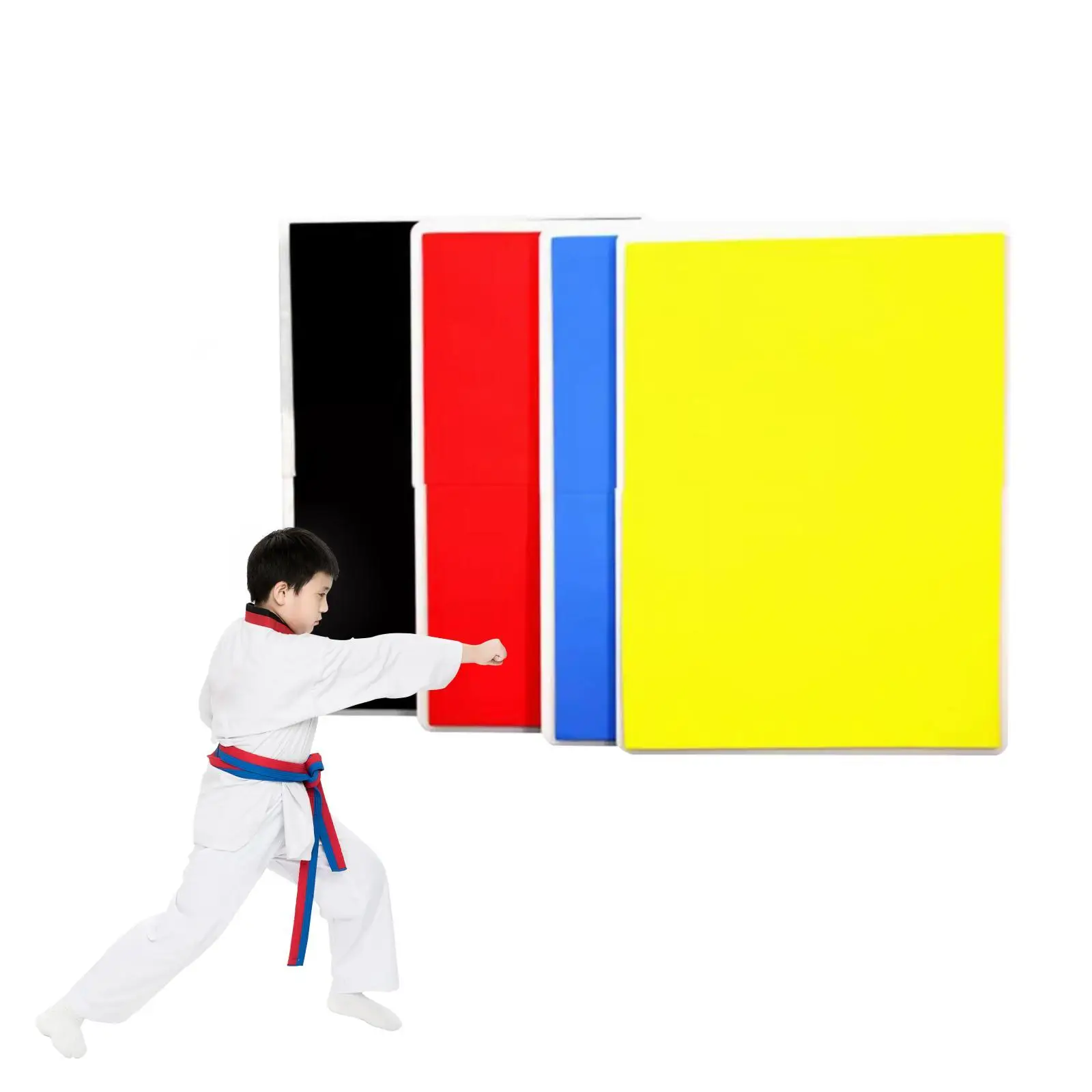 4Pcs Martial Arts Break Boards Detachable Accessories Punching Pad Karate Training Pads for Sport Fitness Workout Martial Arts