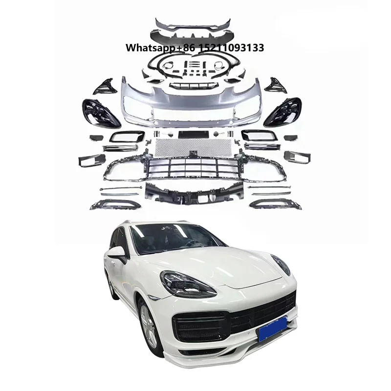 2011-2014 958 Car Upgrade 2018 Body Kits Cars Modification Upgrade Kit Car Lights LED Headlight for Cayenne 9Y0