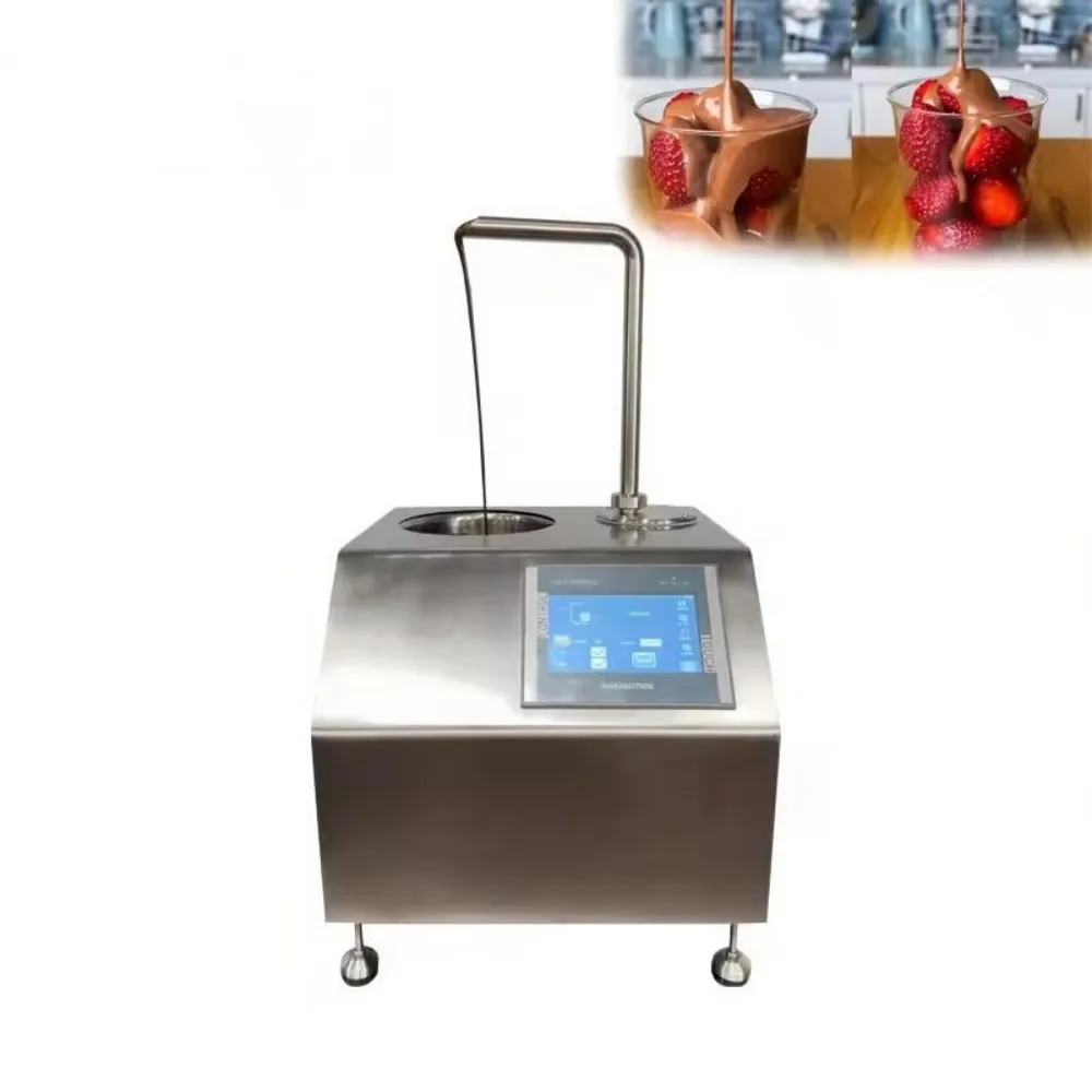 Spiral Tap Chocolate Dispensing Machine, 5.5L New Design Chocolate Melting and Tempering Equipment