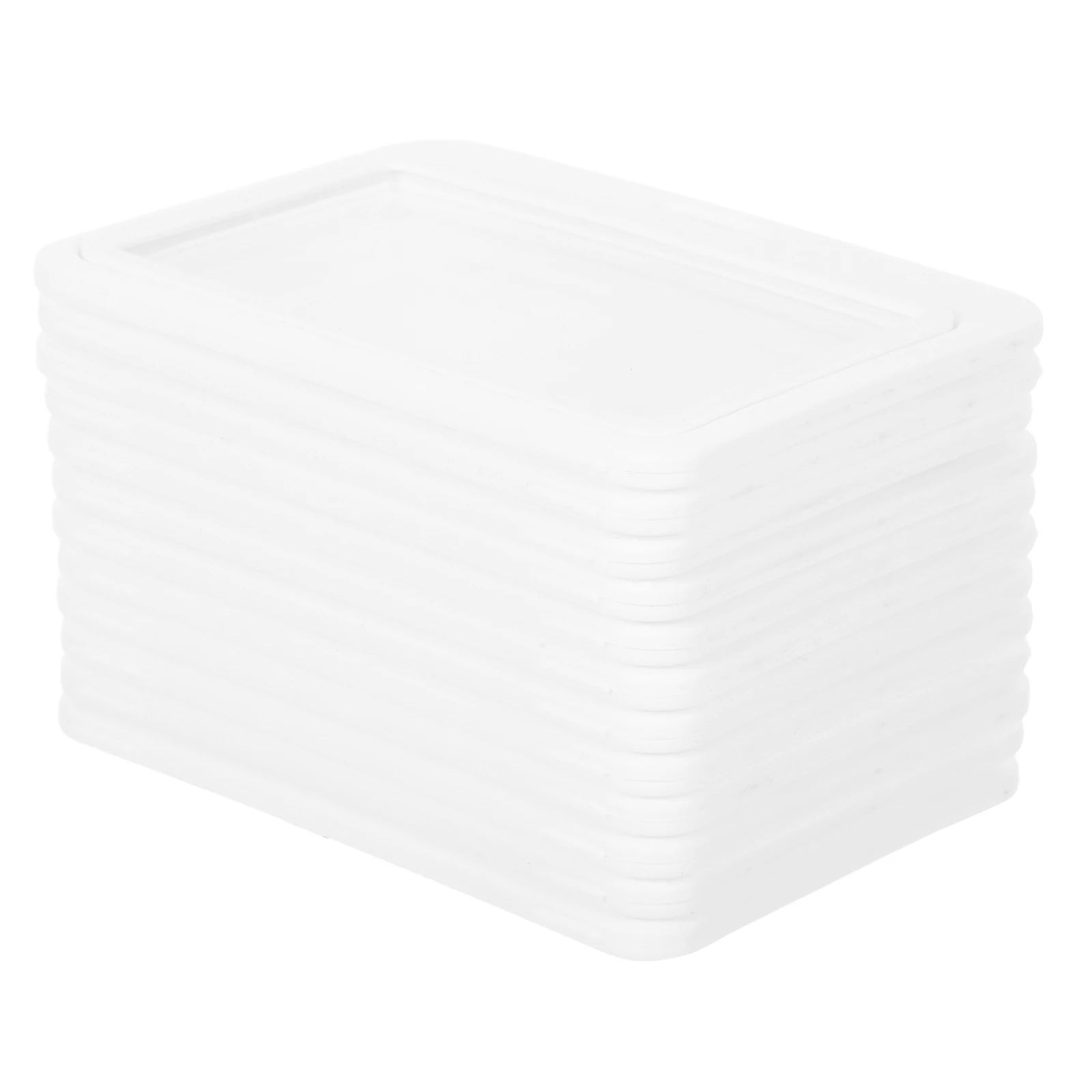 

12Pcs Transparent Plastic Double Sided Badge Holders Horizontal Flip Cover Id Card Sleeves for Office Work Badge Holder Plastic