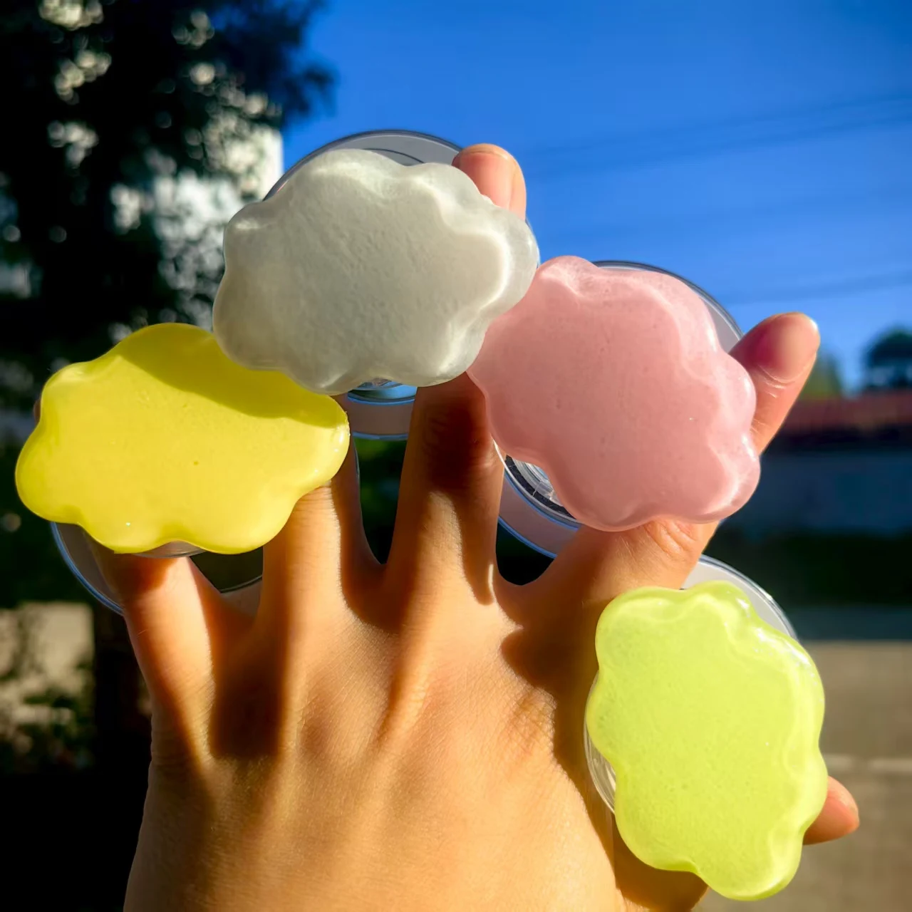 

Корейское 3D смоляное облако для Magsafe, магнитная подставка для телефона Griptok Grip Tok для iPhone Samsung Smart Tok, универсальный держатель, кронштейн