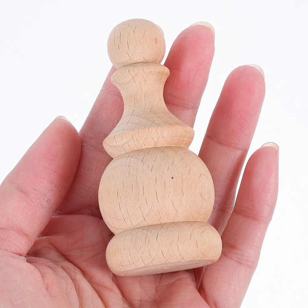 4 Piezas de Remates Decorativos de Madera Maciza, Tapas Artísticas Talladas para Escaleras, Remates Victorianos de Madera para Barandales de Porche