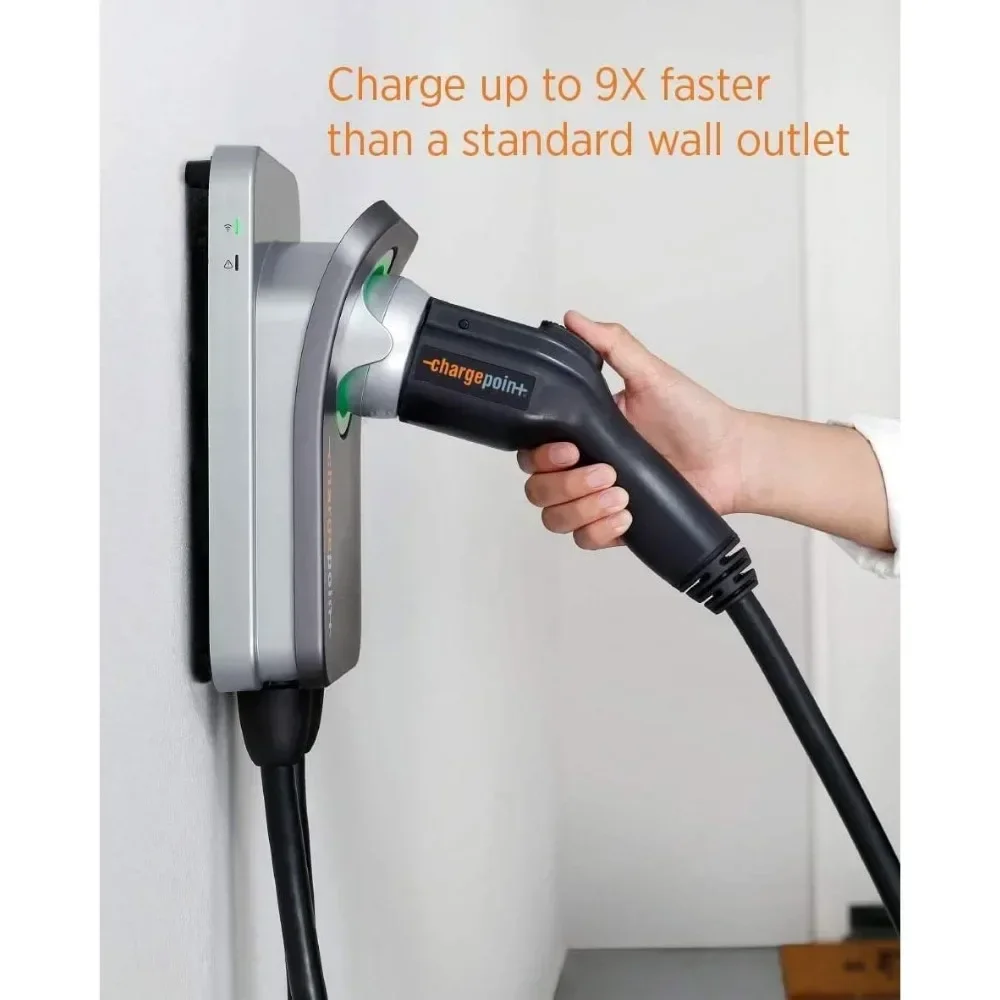 ChargePoint Home Flex Level 2 WiFi Enabled 240 Volt NEMA 6-50 Plug Electric Vehicle EV Charger w/Cable