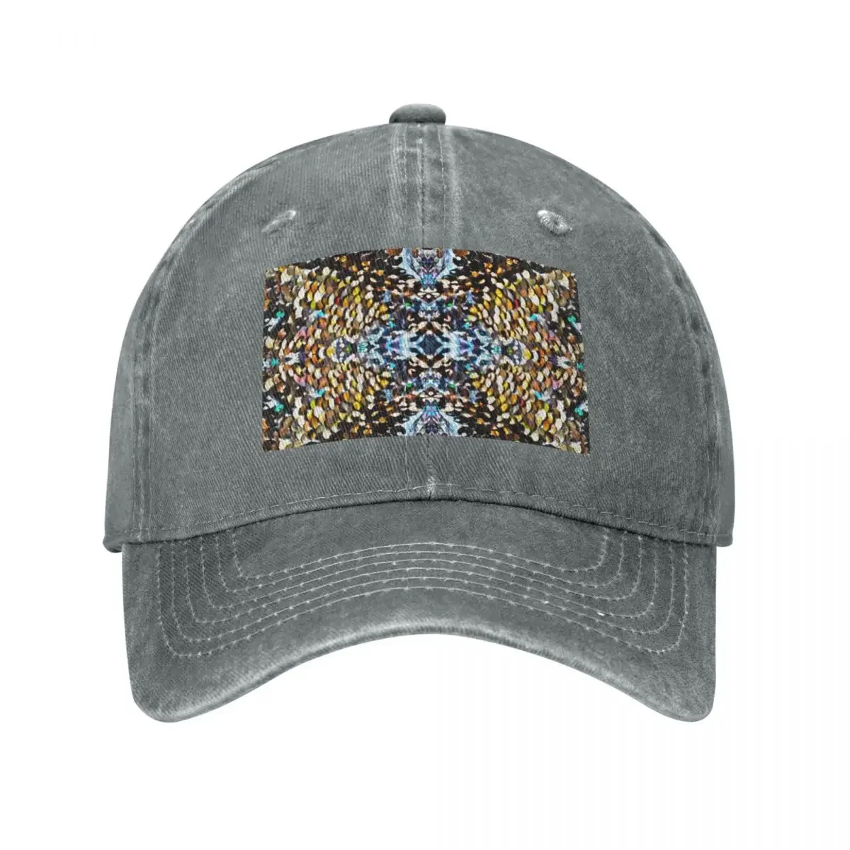 Disco silver and gold sequin design Cap Cowboy Hat vintage  wear men Women's