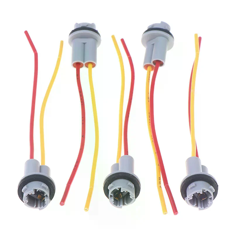 2/5 Pcs Pigtail Wire Female Socket T10/T13/T15 PGS Front Rear Turn Signal Light Plug Car Repair Accessories