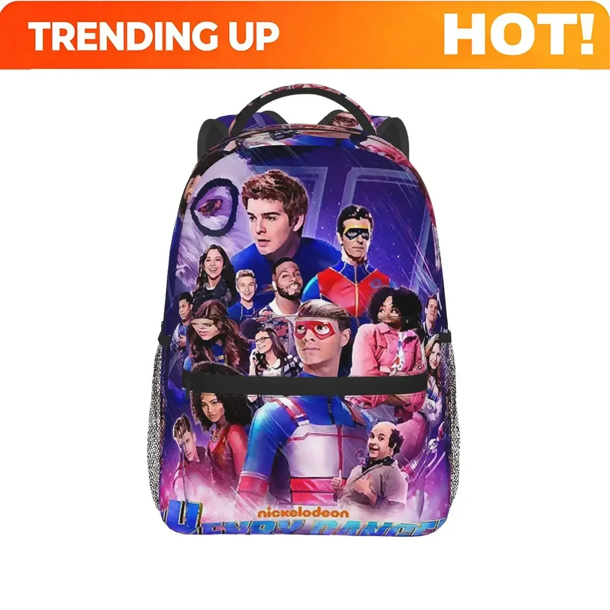 Custom Bag Captain Henry And Kid Danger Backpack Hot Sale Daypack Large Capacity Boys Girls BookBag School Bag Shoulder Bags For