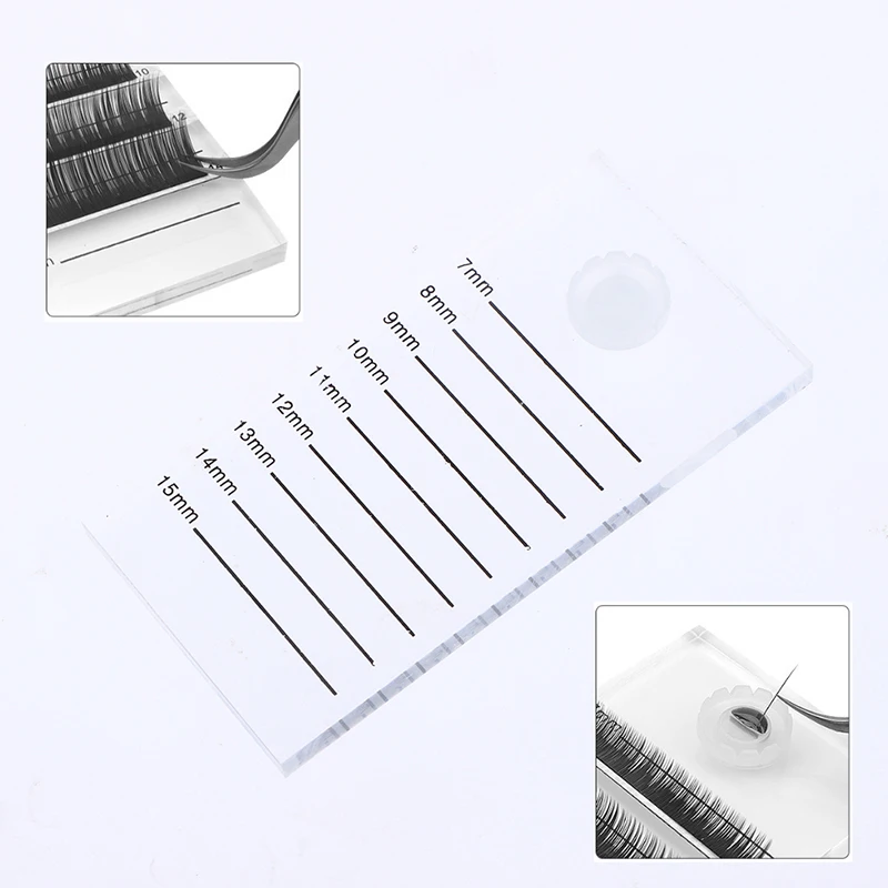 Eyelash Extension Glue Pallet, Lashes Holder Pad, Tablet Individual Lash, Ferramenta de Maquiagem, 7-14mm,8-15mm