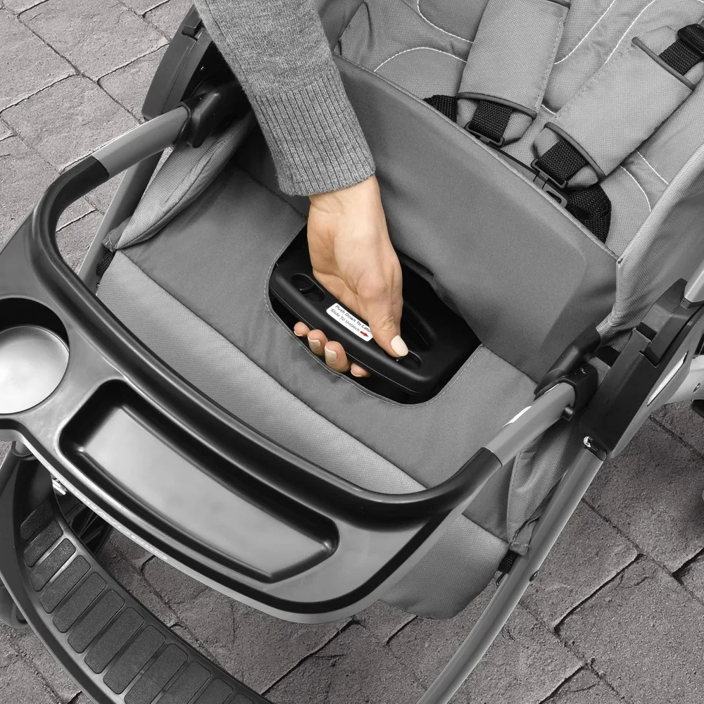 Mini Bravo Plus Travel System - Slate | Grey