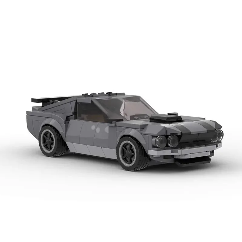 Moc-kompatibles Automodell BOSS 302, Retro-Vintage-Auto, Technologie, modularer Baustein, Geschenk, Weihnachten, Kinderspielzeug, DIY-Set