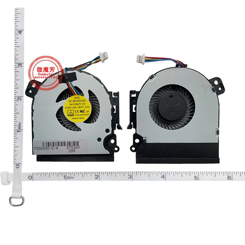 

New CPU Cooling Fan For Toshiba A50-C L50-D R50-C Laptop Cooler Fan DFS160005040T FGHV-A00 G61C0002Y210