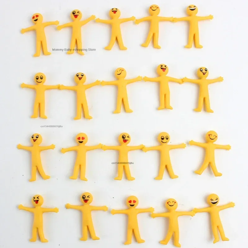 1pc with Expressions Random Funny Little Man Squishy Fidget Toys Antistress Adult Children Rising Stress Relief Squeeze Toys