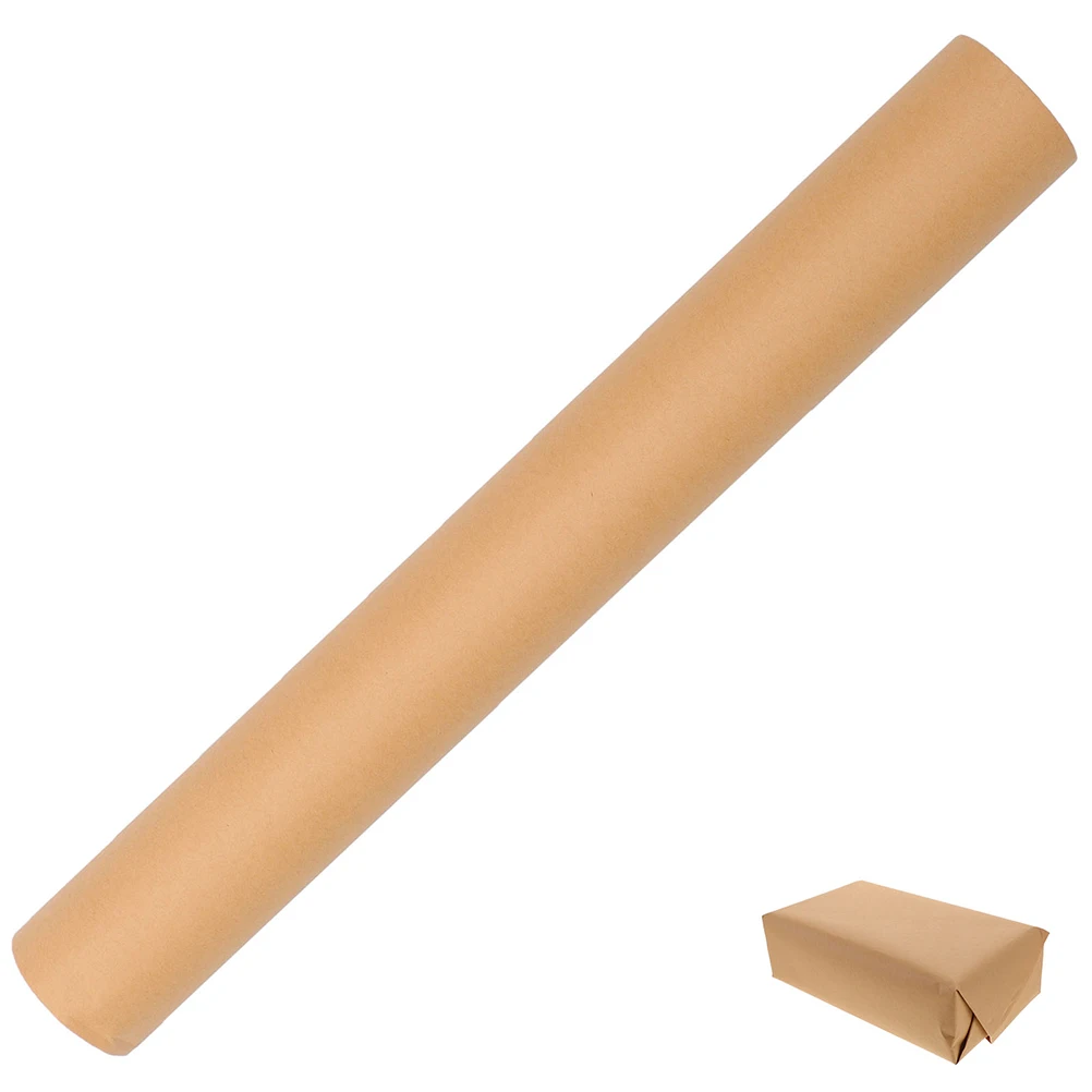 

1 Roll Kraft Roll Brown Wrapping Material For Gift Flower Handcraft Packing Durable Strong Festival Party Use Diy Craft Wrapping
