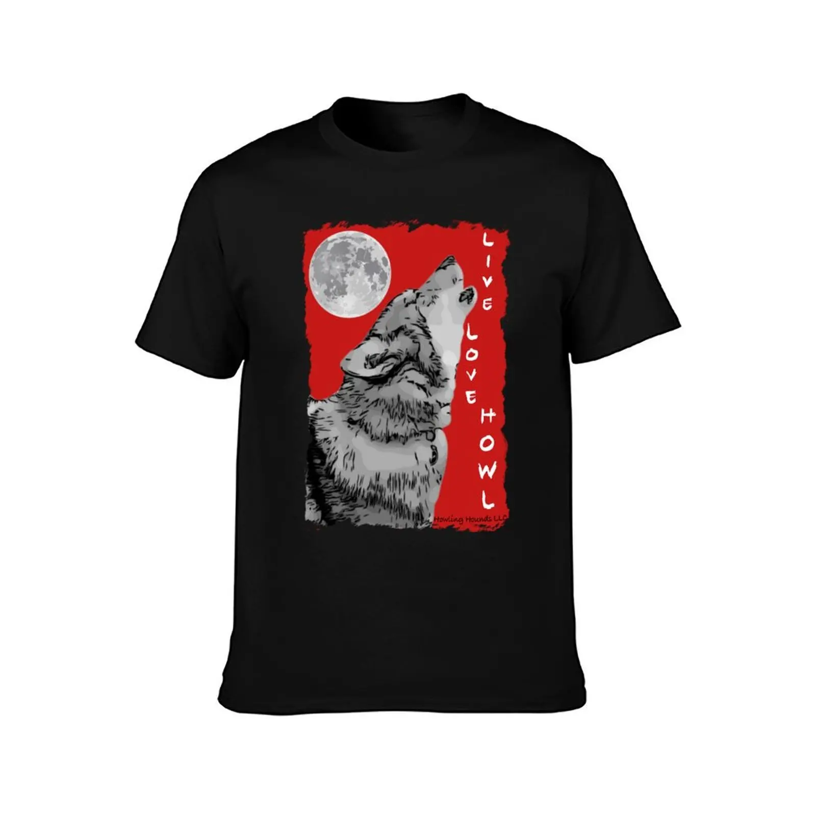 Live love howl Frazier T-Shirt Simple Print Design T-Shirt