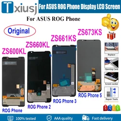 AMOLED LCD For ASUS ROG Phone 2 Phone 3 Phone 5 ZS660KL ZS600KL ZS661KS ZS673KS LCD Display Touch Screen Digitizer Assembly