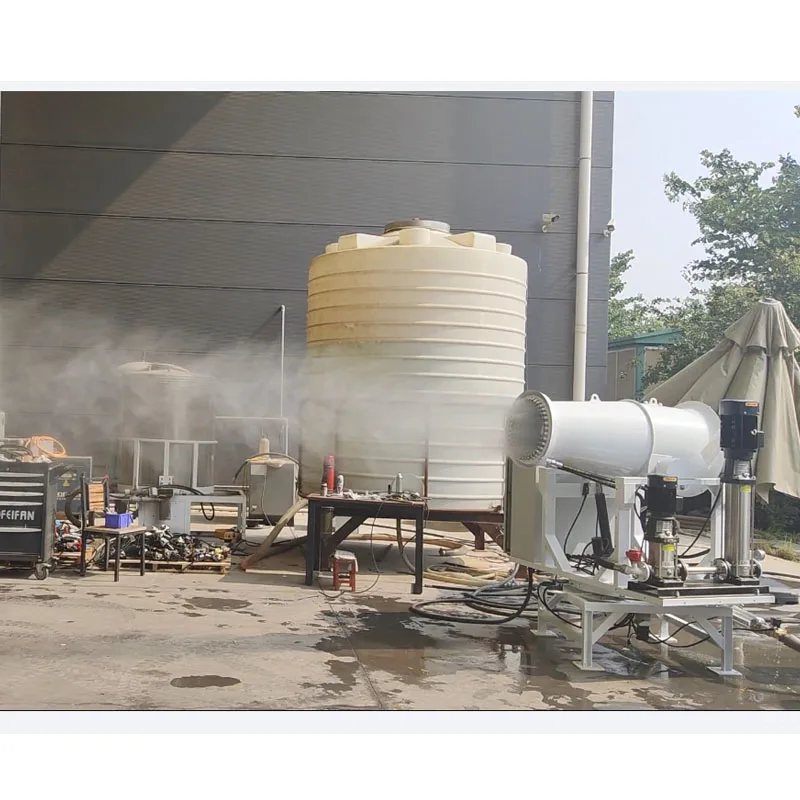 Easy Operation Fog Cannon For Unskilled Workers Intelligent Fog Cannon with Manual/Remote Control Featuring Pump Motor
