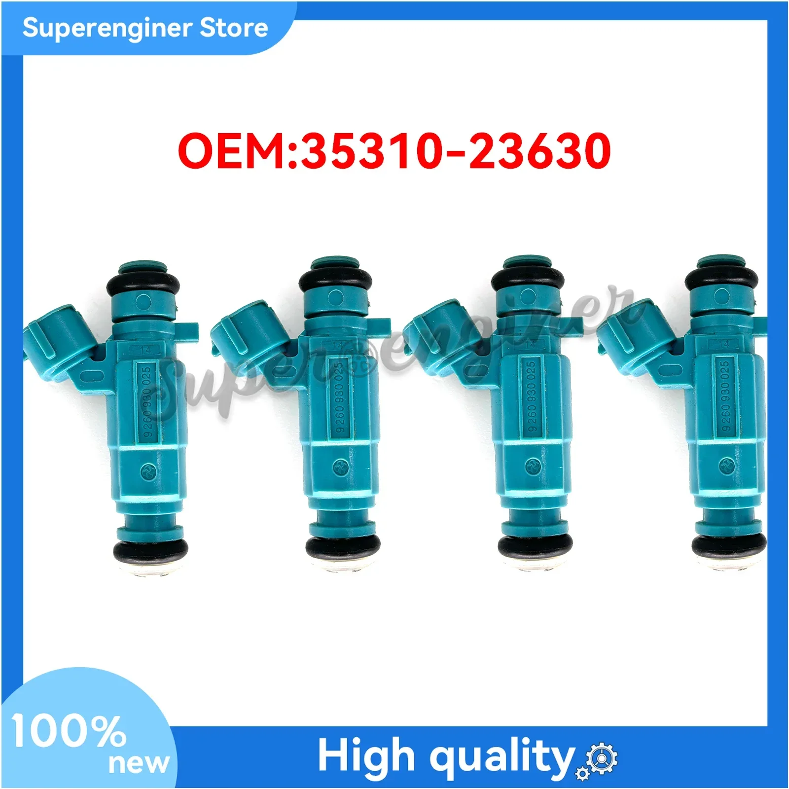 4 x Fuel Injectors 35310-23630 for Hyundai Azera Tucson Kia Sportage Soul Optima 3531023630