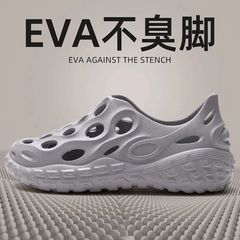 Loch Schuhe Herren Sommer Outdoor Wear Plattform rutschfeste Eva Deodorant atmungsaktive Sandalen Strand Trend Hausschuhe Herren