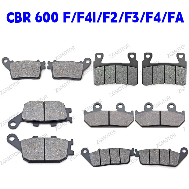 Front Or Rear Brake Pads Fit For Honda CBR600 F4i 2001-2007 CBR600FA/FB/FC 2011-2013 F2 F3 F4 CBR600FX/FY 1999-2000 ABS