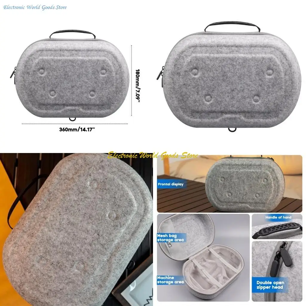 

A3PD Portable Bag Protective Felt Holder for PS VR2 Headset Bags Carrying Bags