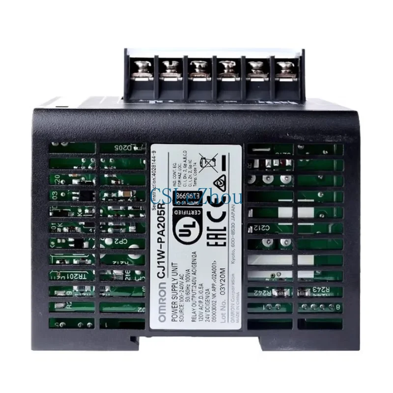 OMRON CJ1W Series PLC Modules Power Supply Unit PA202 PA205R PA205C PD025 PD022 TER01 CLK23 for Industrial Automation Control