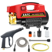 1000W 200Bar Electric Pressure Car Washer Multifuntional Portable High Power Cleaner with Foam Spray Water Gun for Home & Car 1