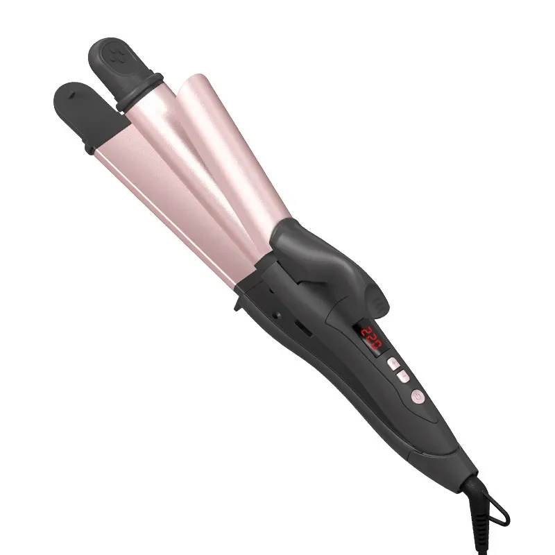 Cross-border Hot Sale Lazy Perm Curl Straight Dual-purpose Curling Iron Short Hair Corn Whisker Fluffy Shape Men's Special
