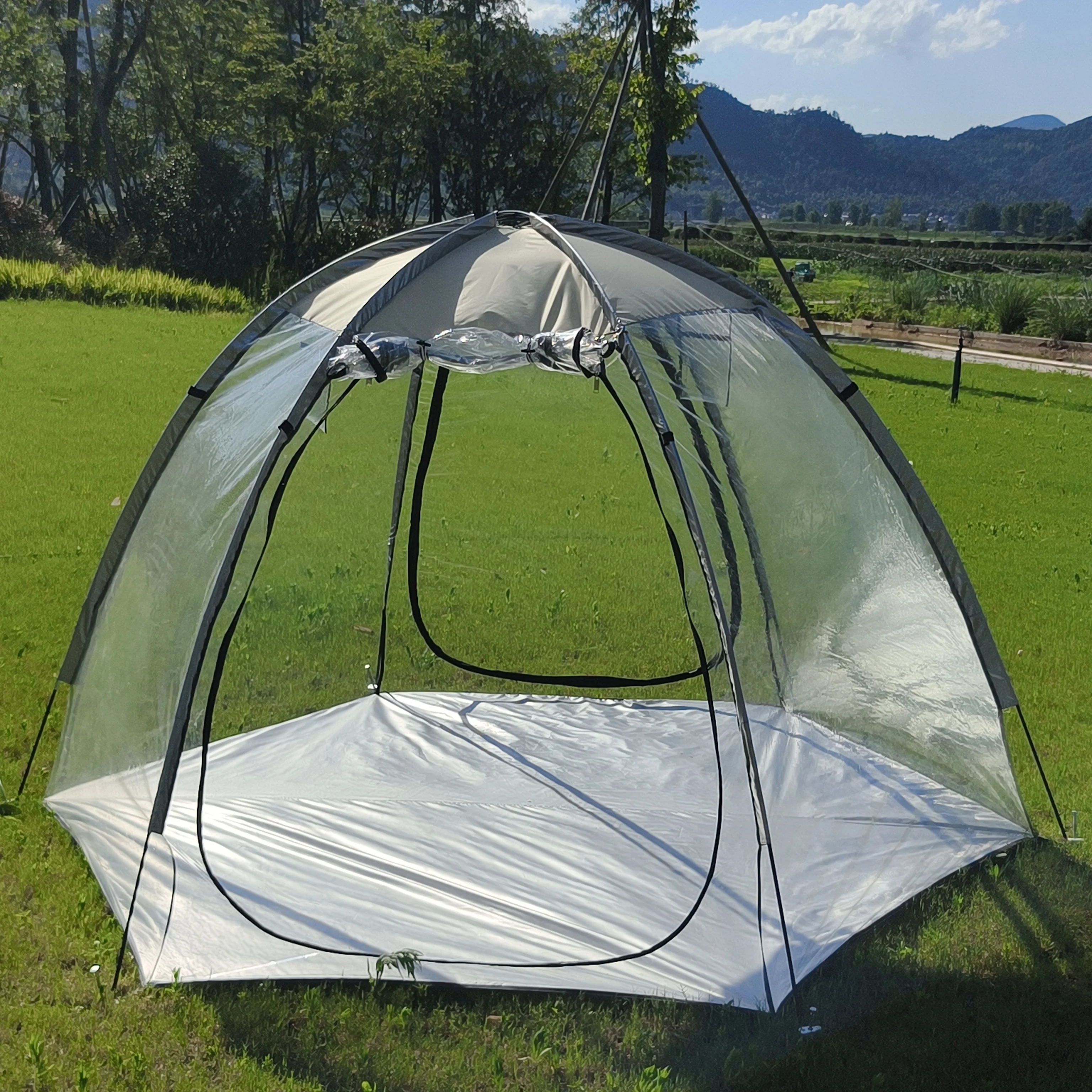 6 Person PVC Bubble Tent - Large Oversize Weather Proof Pod - Cold Protection Camping Tent - Starry Sky Tent,transparent Tent