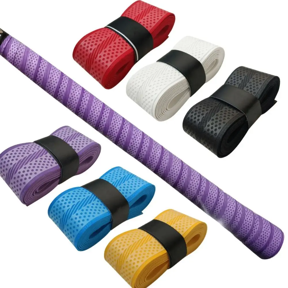 Dry Leather Non-Slip Decorative Pattern Hand Glue Overgrip Golf Club Grip Tape Golf Club Sweatband Overgrip for Golf