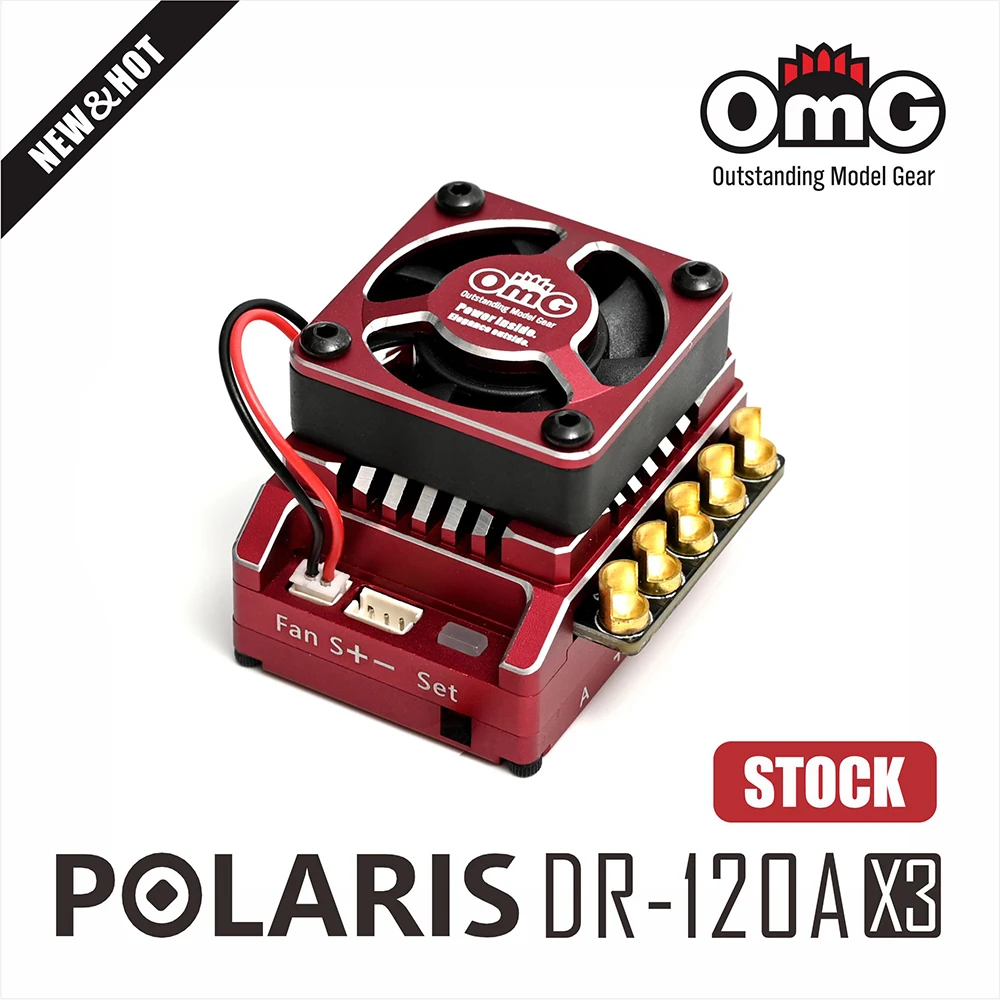 OMG-POLARIS DR-120AX3（Electronic Switch) For 1:10 Drift Car And On Road Racing