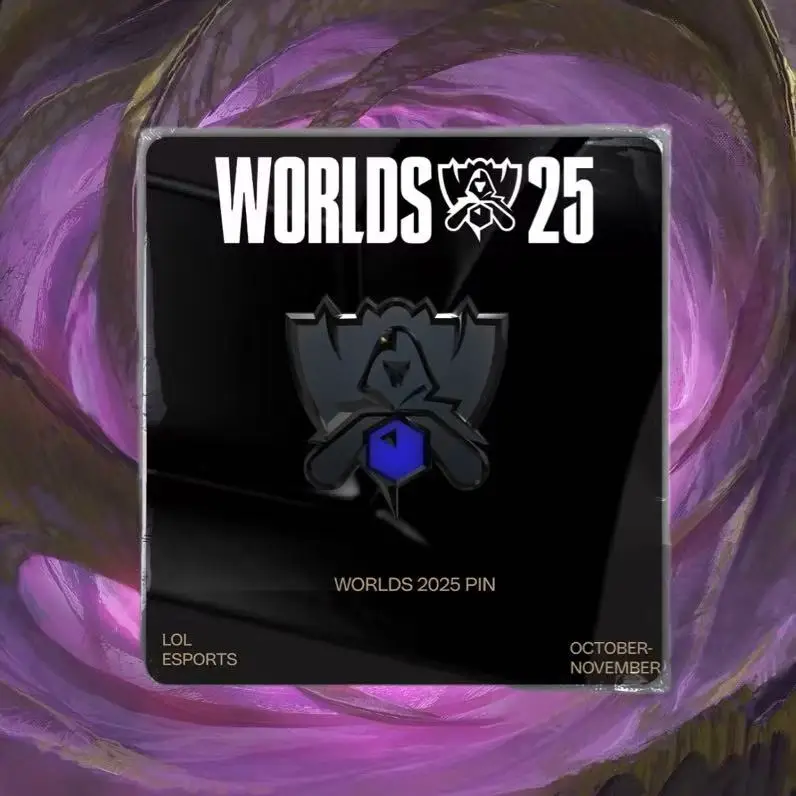 

S15 Worlds 2025 Pin Genuine Original Packaging Brand New