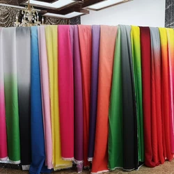 Chiffon Gradient Fabric Ancient Hanfu Water Sleeve Dress Performance Clothing Fashion for Diy Sewing Wholesale Material Cloth