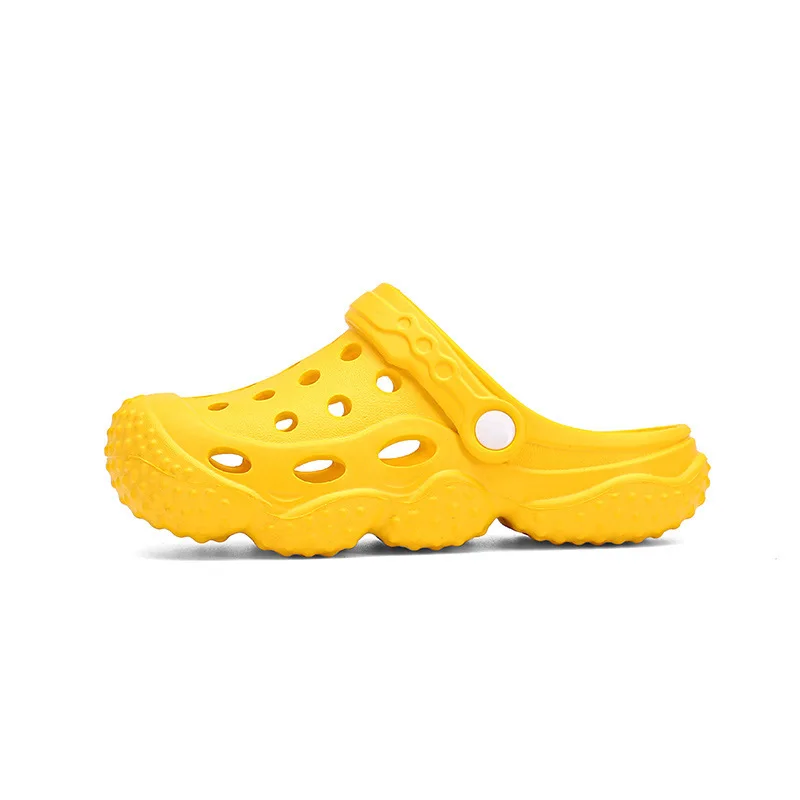 Hollow Shoes for Boys and Girls 2024 New Summer Outer Wear Non-slip Wear-resistant Dual-purpose Sandy Beach Shoes