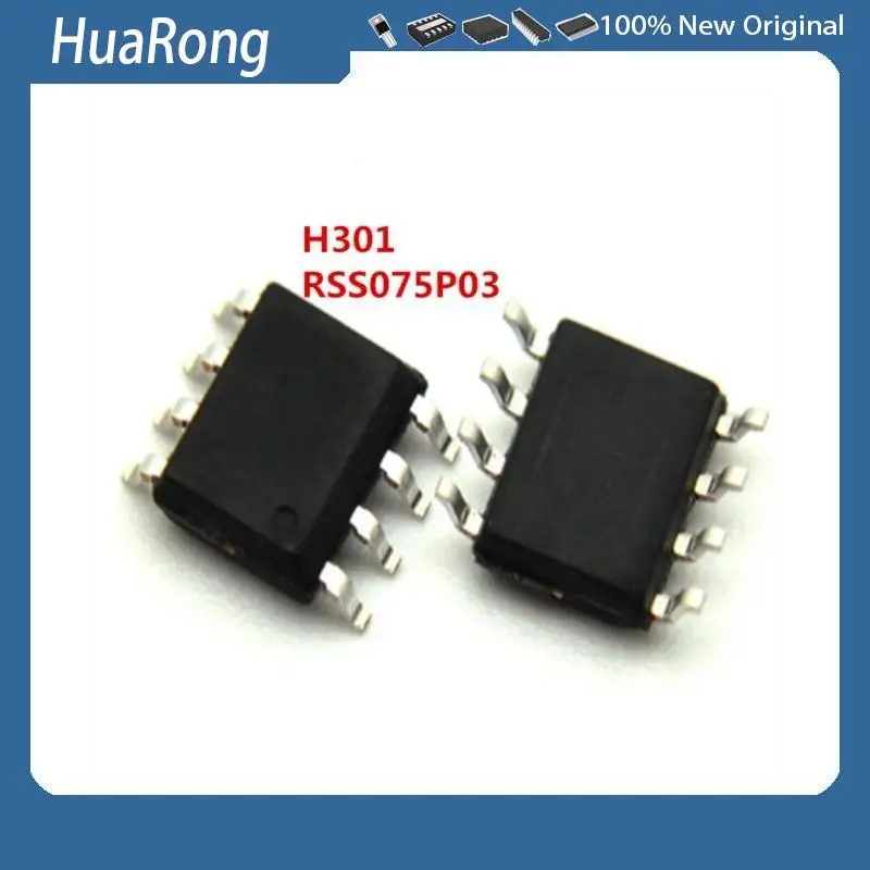 5PCS/LOT   H301   ACPL-H301   HCPL-H301   RSS075P03  SOP-8      STRV852    SIP-7