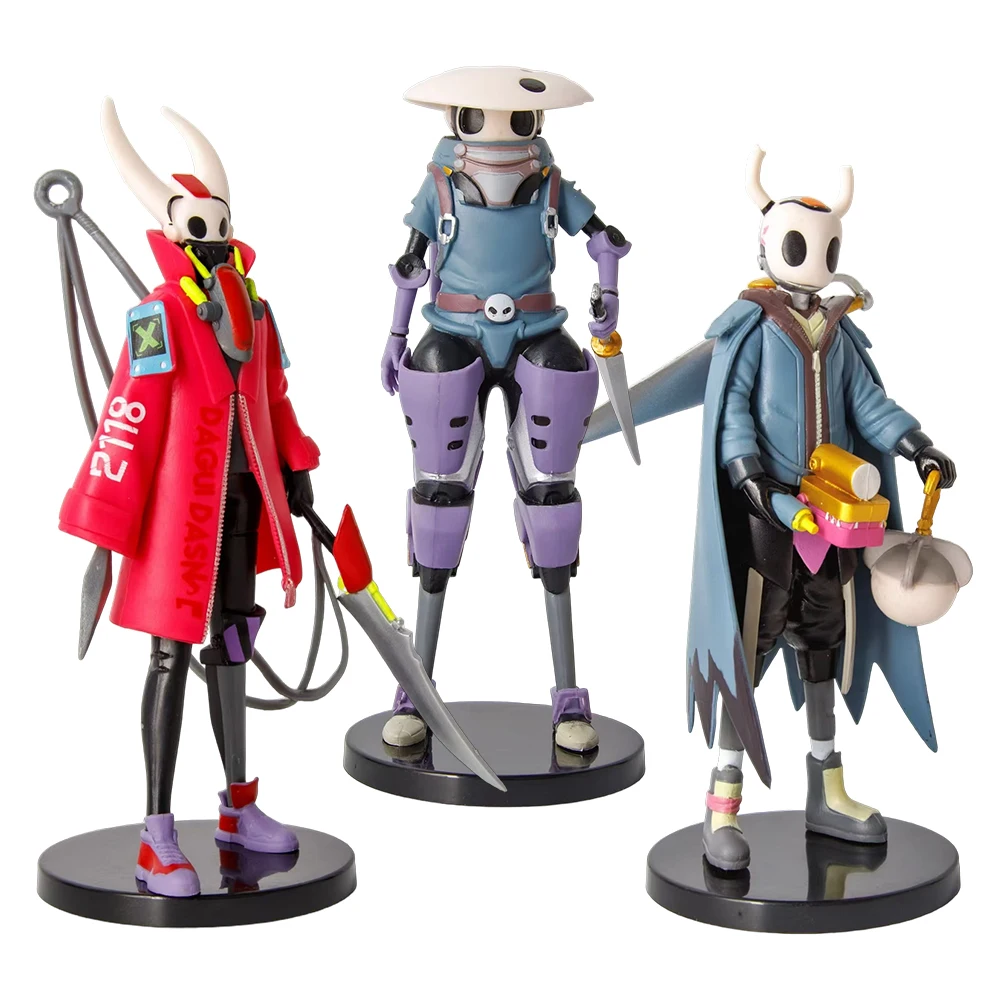 18ซม.อะนิเมะเกมHollow Knightรูปเสื้อผ้าอินเทรนด์Verของเล่นตุ๊กตาเดสก์ท็อปเครื่องประดับAction Figure PVC