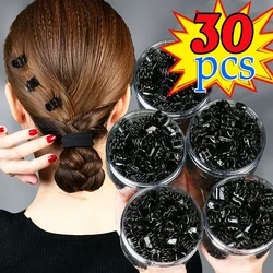 Mini Small Hair Claw Clips for Women Girls Korean Mini Black Transparent Plastic Clips Hairpins Kids Hair Styling Accessories